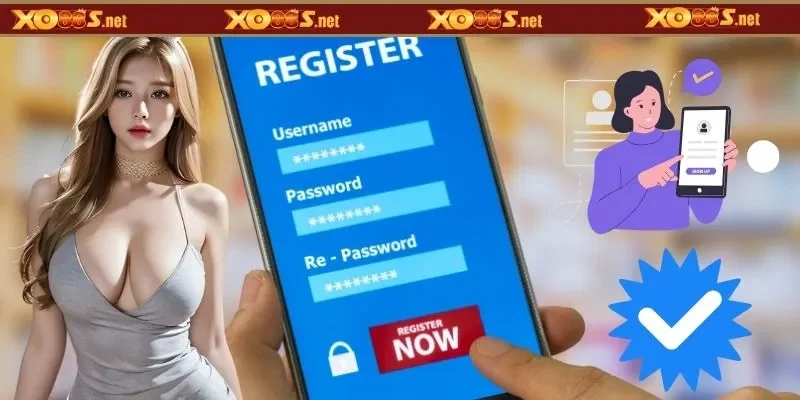 Nhấn vào nút “Đăng ký XO88” & điền thông tin theo yêu cầu